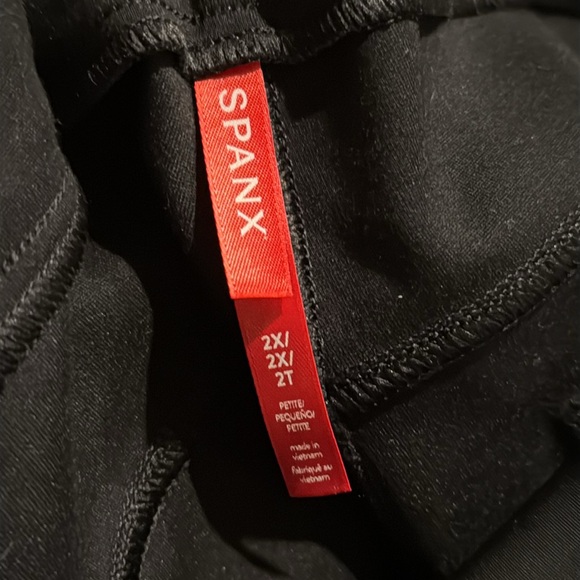 Spanx The Perfect Pant Ponte Ankle Stretch Black Pull On Slimming Size 2X - Picture 8 of 12
